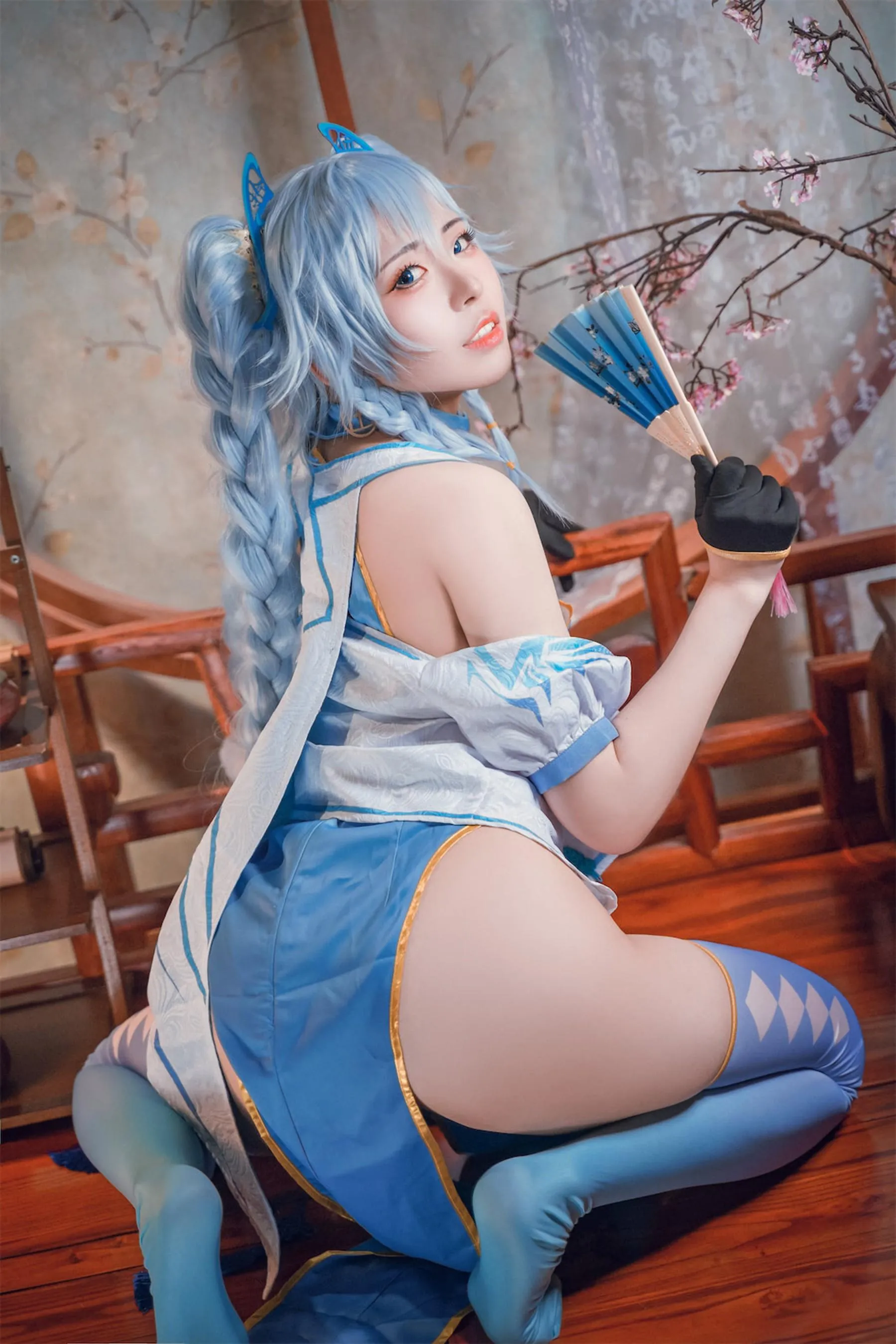 虎森森 – NO.17 少女前线 翠雀媚 [41P]插图2